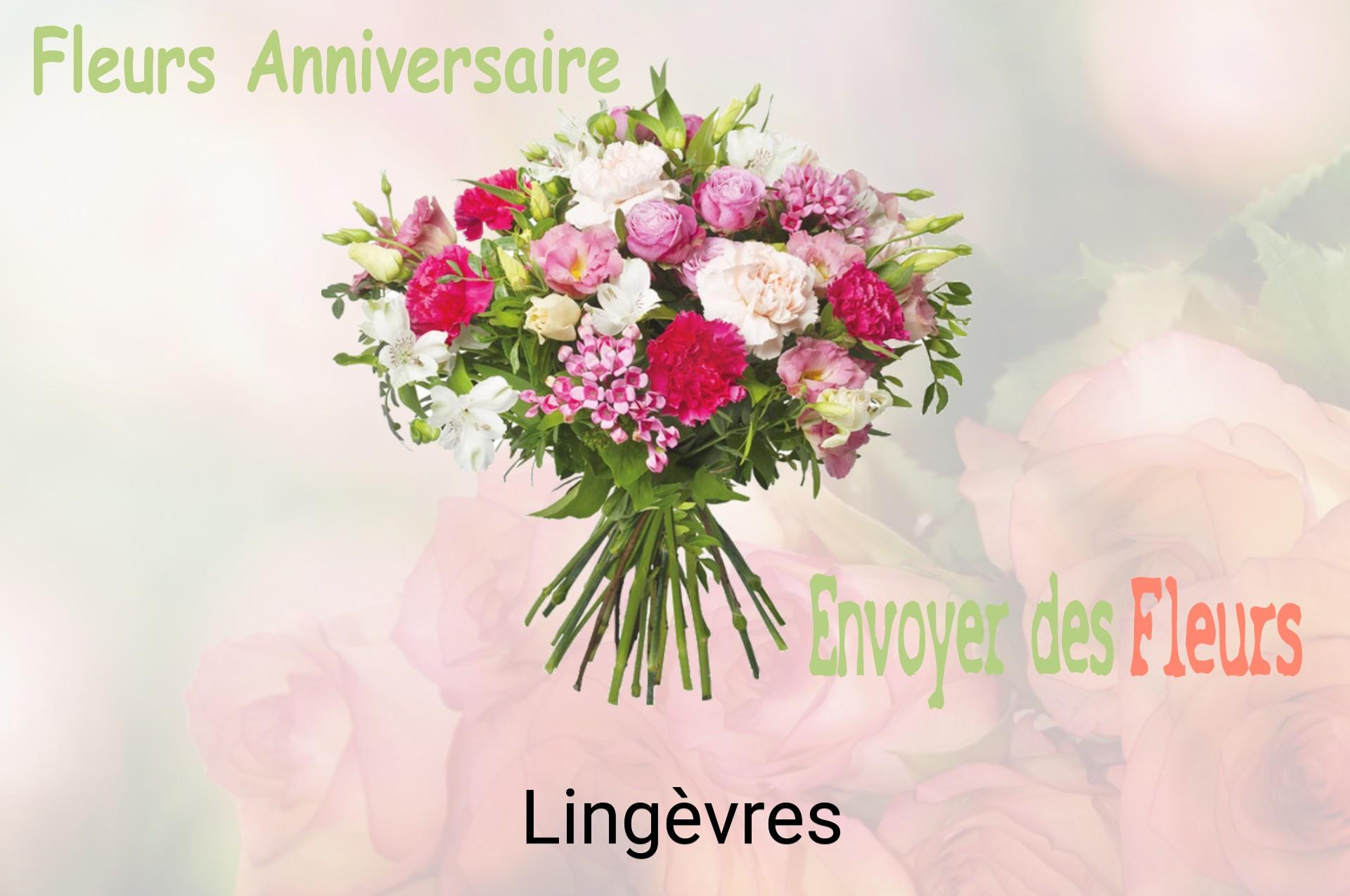 Bouquet de fleurs d’anniversaire livré à Lingèvres