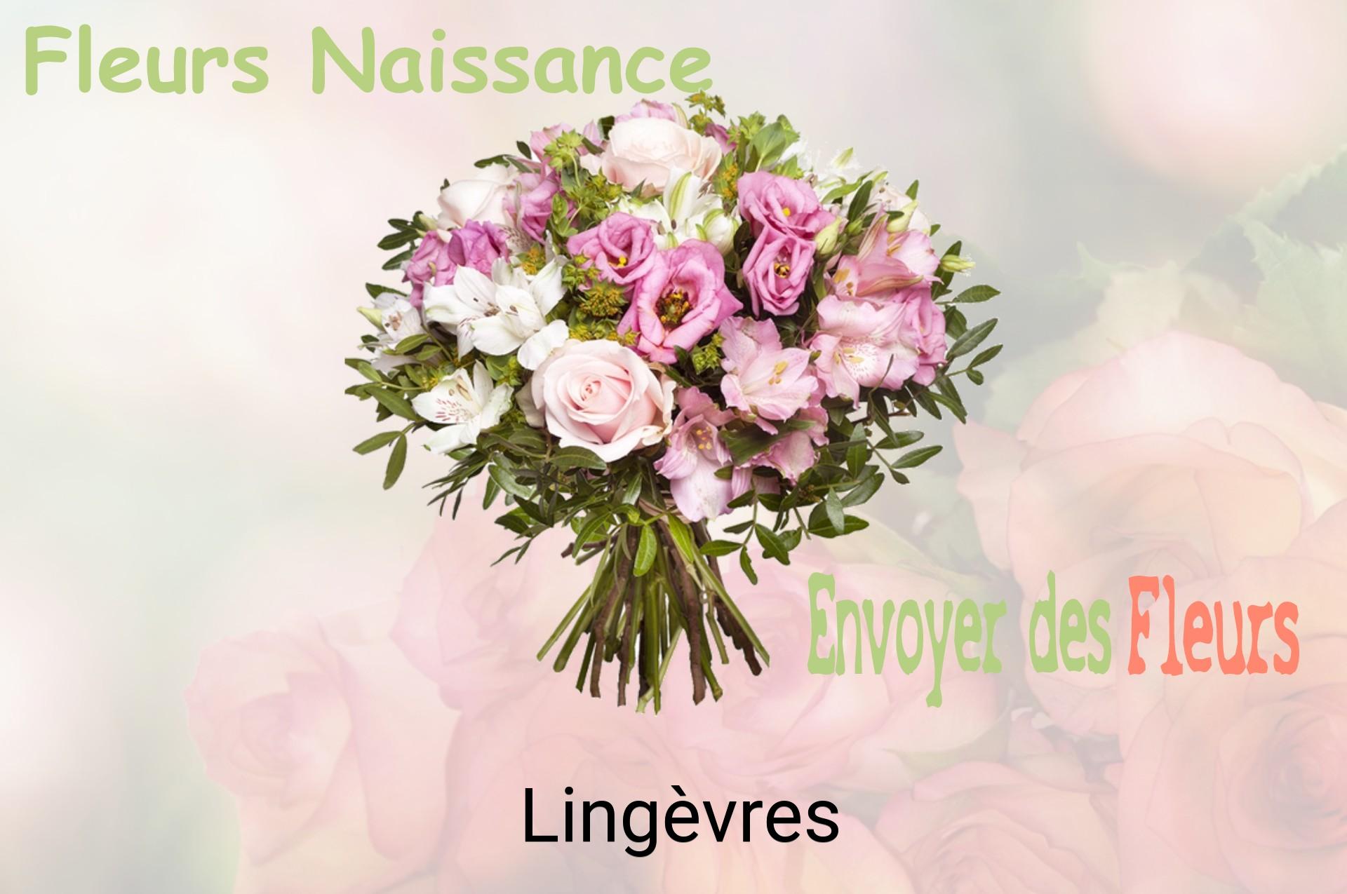 Bouquet de fleurs de naissance livré à Lingèvres